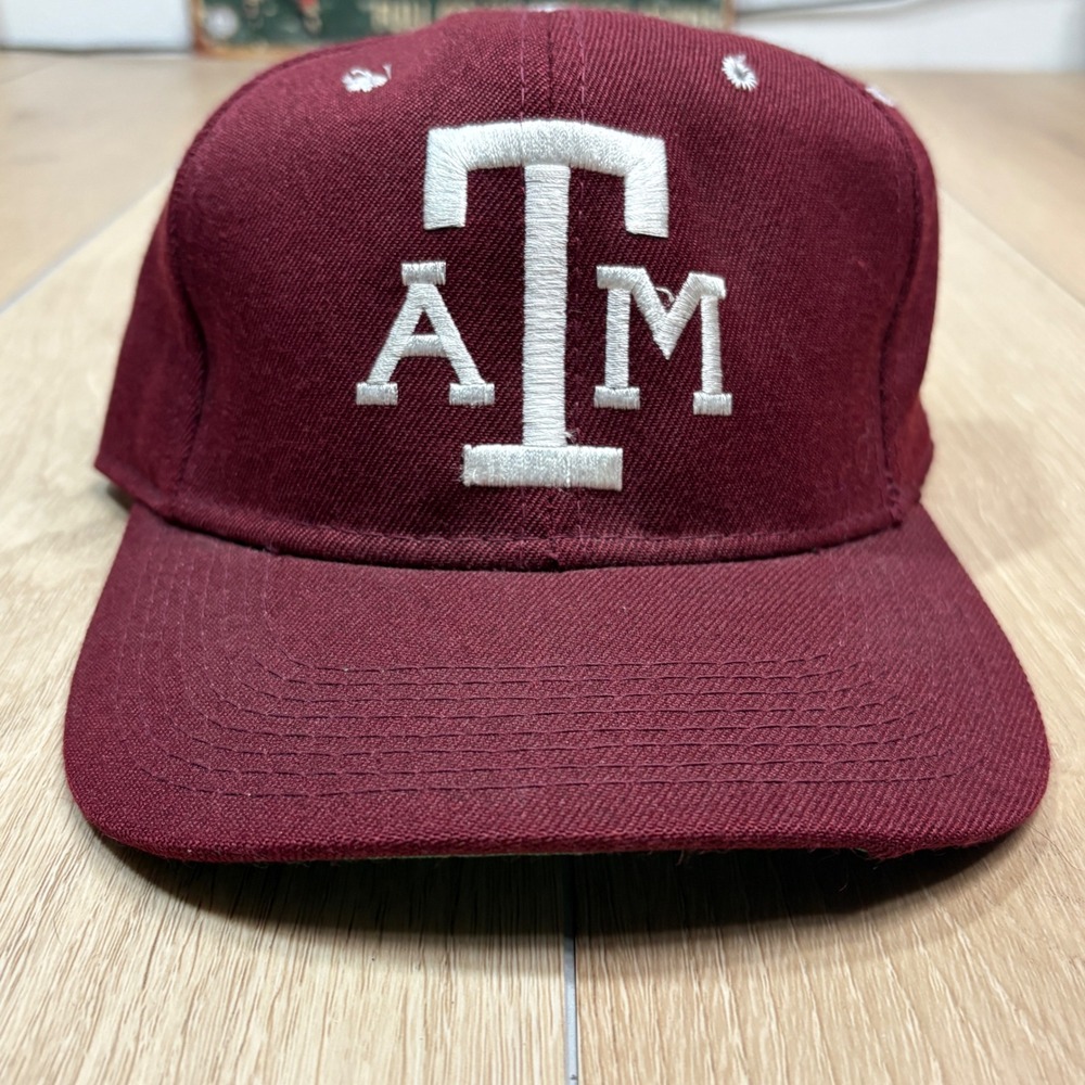 Vintage‎ Sports Specialties Texas A&M Aggies Hat Maroon Fitted 7 1/2 The Pro Cap